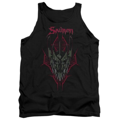 Hobbit-Evils Helm Adult Tank Top- Black - 2X