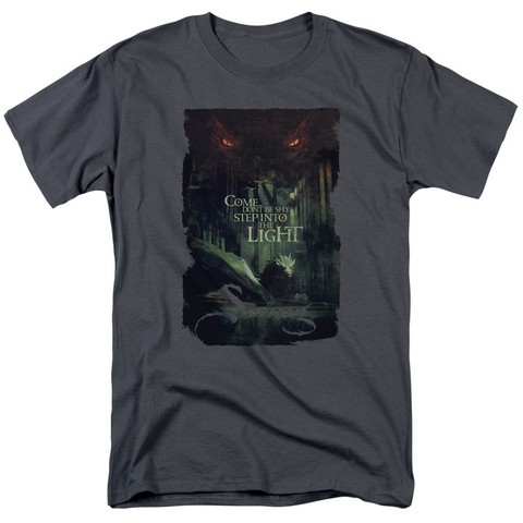 Hobbit-Taunt Short Sleeve Adult 18-1 Tee - Charcoal - Medium