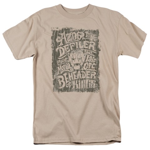 Hobbit-Azog Short Sleeve Adult 18-1 Tee- Sand - 3X