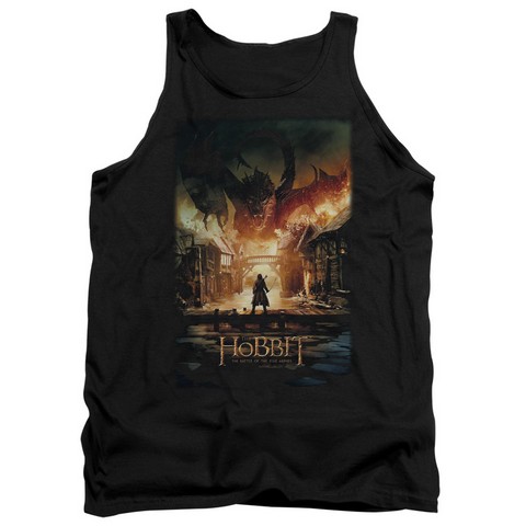 Hobbit-Smaug Poster Adult Tank Top- Black - Medium
