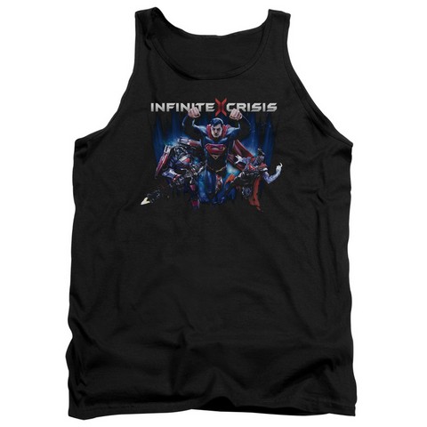 Infinite Crisis-Ic Super Adult Tank Top- Black - Small
