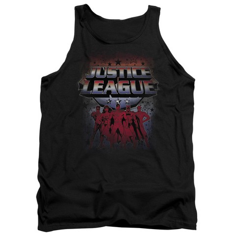 Jla-Star League Adult Tank Top- Black - Medium