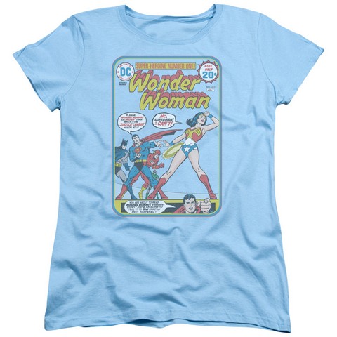 Jla-Ww No. 212 Cover Short Sleeve Womens Tee- Light Blue - Medium -  Trevco, JLA212-WT-2