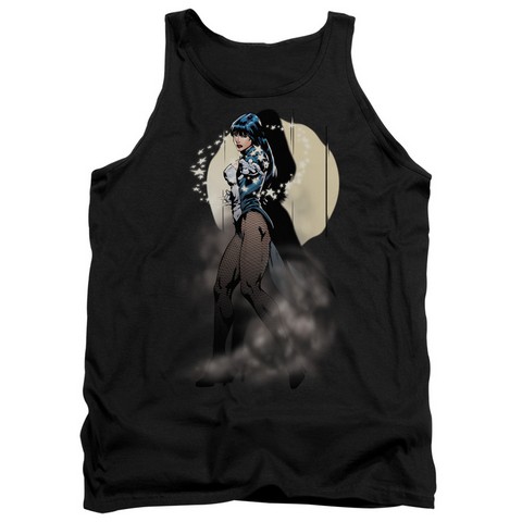 Jla-Zatanna Illusion Adult Tank Top, Black - Medium