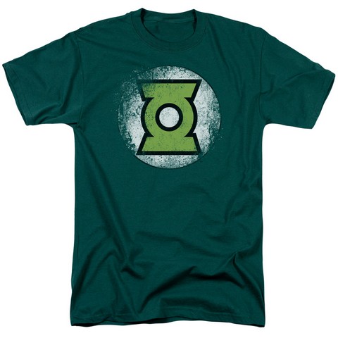 Jla-Destroyed Gl Logo Short Sleeve Adult 18-1 Tee- Hunter Green - Medium