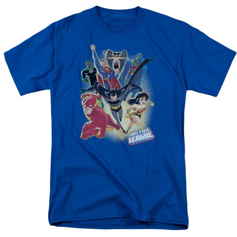 Jla-Unlimited Short Sleeve Adult 18-1 Tee- Royal - Medium