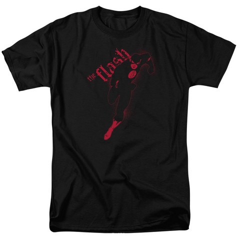 Jla-Flash Darkness Short Sleeve Adult 18-1 Tee- Black - 5X