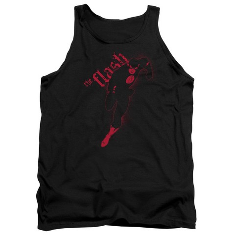 Jla-Flash Darkness Adult Tank Top- Black - XL