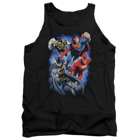 Jla-Storm Makers Adult Tank Top- Black - Large