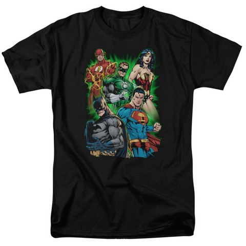 Jla-Will Power Short Sleeve Adult 18-1 Tee- Black - 5X