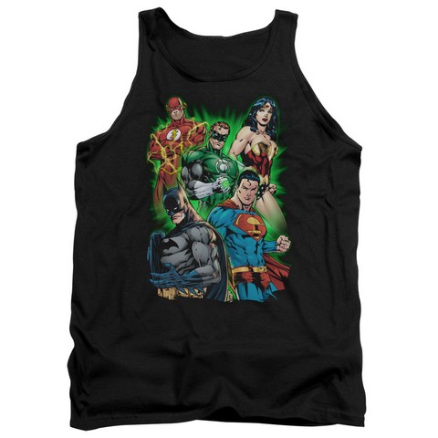 Jla-Will Power Adult Tank Top- Black - XL