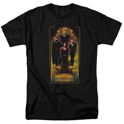 Jla-Deco Short Sleeve Adult 18-1 Tee- Black - Small