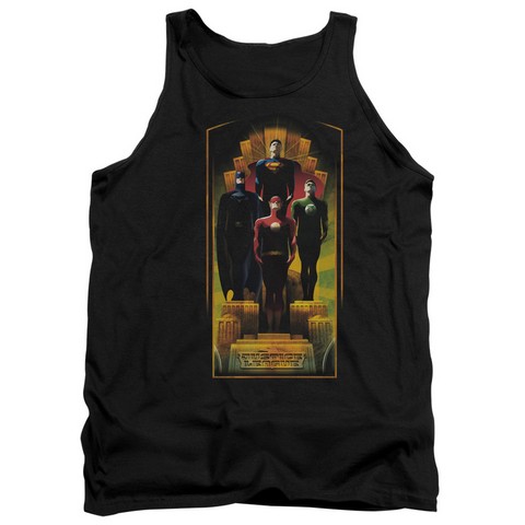 Jla-Deco Adult Tank Top- Black - Small