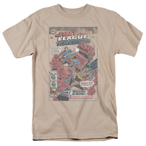 Jla-Cube Creature Short Sleeve Adult 18-1 Tee- Sand - Small