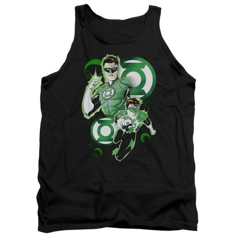 Jla-Gl In Action Adult Tank Top- Black - Medium