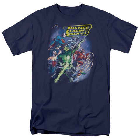 Jla-Onward Short Sleeve Adult 18-1 Tee - Navy - Small