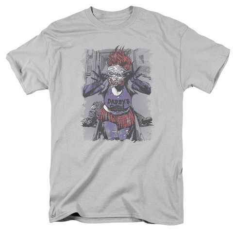 Jla-Jokers Daughter Short Sleeve Adult 18-1 Tee- Silver - Medium