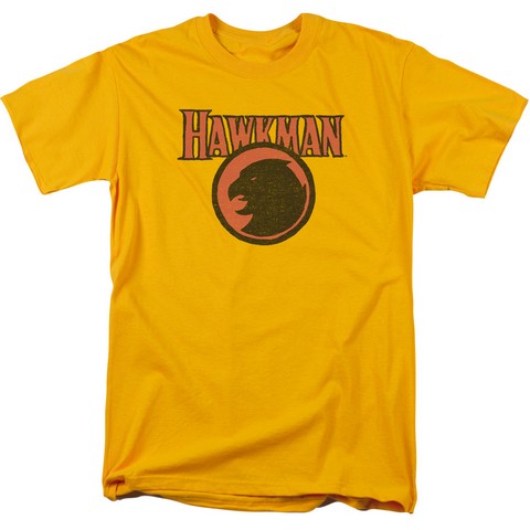 Jla-Rough Hawk Short Sleeve Adult 18-1 Tee- Gold - Medium