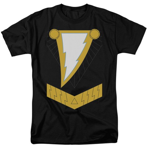 Jla-Black Adam Short Sleeve Adult 18-1 Tee- Black - Medium