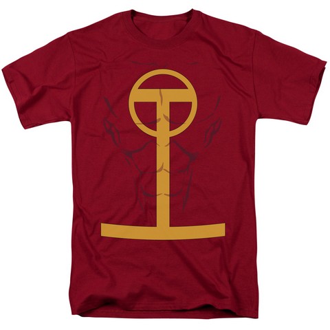 Jla-Red Tornado Short Sleeve Adult 18-1 Tee- Cardinal - 2X
