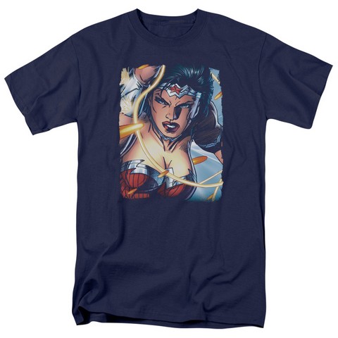 Jla-Scowl Short Sleeve Adult 18-1 Tee- Navy - Medium
