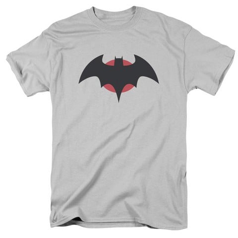Jla-Thomas Wayne Short Sleeve Adult 18-1 Tee, Silver - Medium
