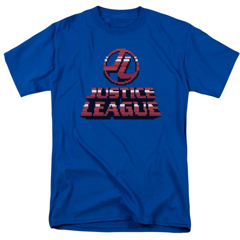 JLA-8 Bit JLA Short Sleeve Adult 18-1 Tee - Royal Blue - Medium