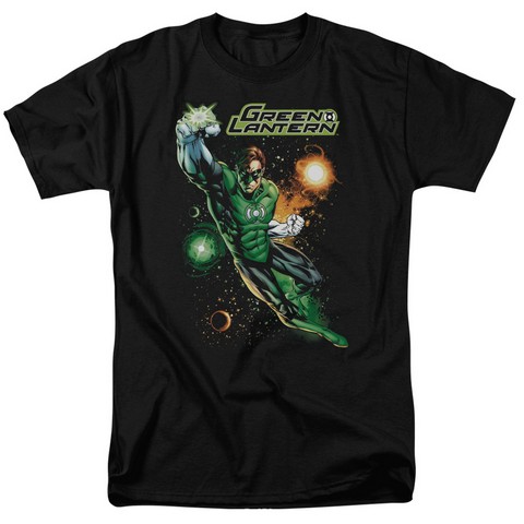 Jla-Galactic Guardian Short Sleeve Adult 18-1 Tee- Black - Small
