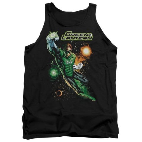 Jla-Galactic Guardian Adult Tank Top- Black - Medium