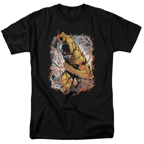 Jla-Reversed Short Sleeve Adult 18-1 Tee- Black - 4X