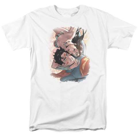 Jla-Love Birds Short Sleeve Adult 18-1 Tee- White - Medium
