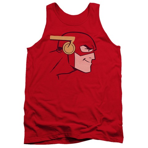 Jla-Cooke Head Adult Tank Top- Red - XL