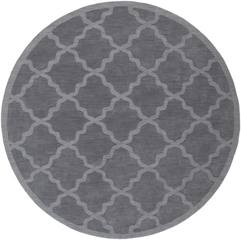 Picture of Artistic Weavers AWHP4023-79RD Central Park Abbey Round Handloomed Area Rug&#44; Charcoal - 7 ft. 9 in.