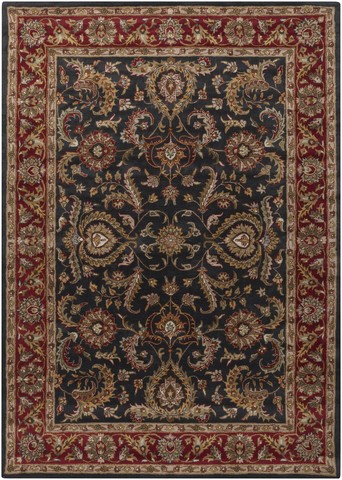 Picture of Artistic Weavers AWHY2061-238 Middleton Georgia Runner Hand Tufted Area Rug- Charcoal & Red - 2 ft. 3 in. x 8 ft.