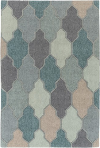 Picture of Artistic Weavers AWAH2036-36RD Pollack Morgan Round Hand Tufted Area Rug- Teal Multi - 3 ft. 6 in.
