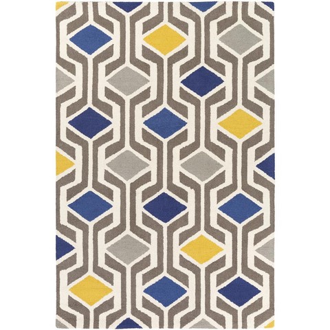 Picture of Artistic Weavers HDA2385-35 Hilda Gisele Rectangle Hand Tufted Area Rug- Blue & Gray Multi - 3 x 5 ft.