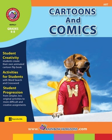 Publishing Inc A21 Cartoons And Comics Gr 68