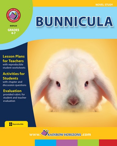 Rainbow Horizons A39 Bunnicula - Novel Study - Grade 4 to 7