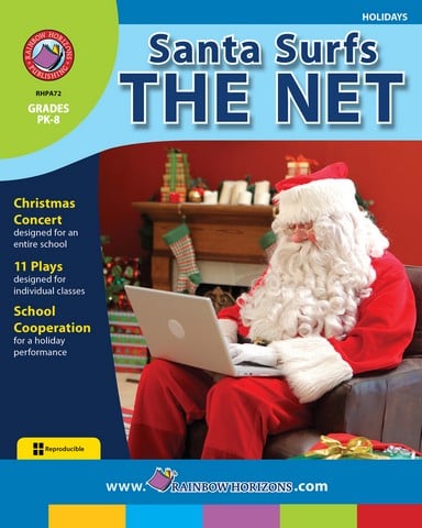 Publishing Inc A72 Santa Surfs the Net Gr PK8