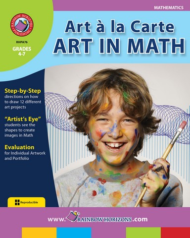 A76 Art in Math A La Carte - Grade 4 to 7