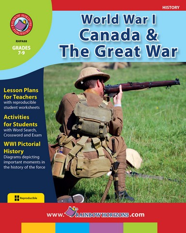 A88 World War I Canada & the Great War - Grade 7 to 9