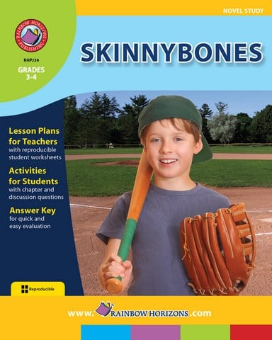 JSLA34 Skinnybones - Novel Study - Grade 3 to 4