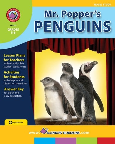 Mr. Poppers Penguins - Novel Study - Grade 5 to 6