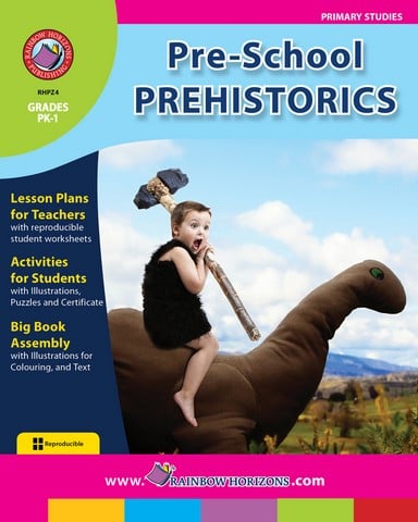 Publishing Inc Z4 PreSchool Prehistorics Gr PK1
