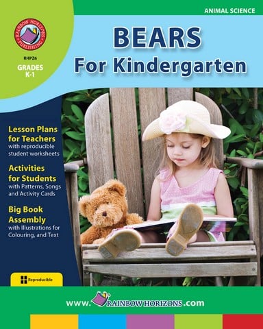 Publishing Inc Z6 Bears For Kindergarten Gr K1