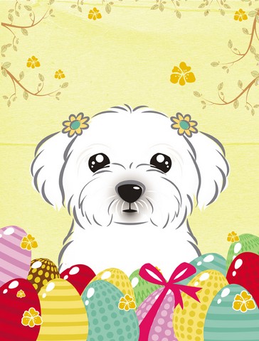 Maltese Easter Egg Hunt Flag Garden