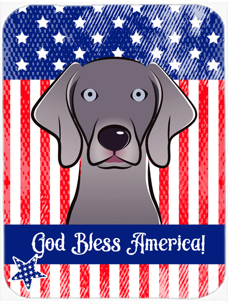 Picture of Carolines Treasures BB2161LCB Weimaraner Glass Cutting Board- Large
