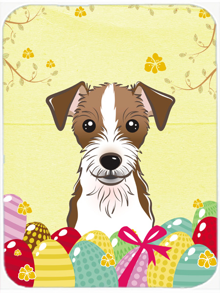 Jack Russell Terrier Easter Egg Hunt Mouse Pad, Hot Pad or Trivet