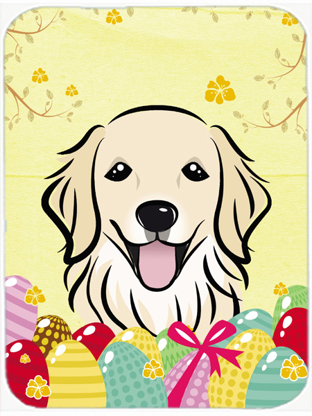Golden Retriever Easter Egg Hunt Mouse Pad, Hot Pad or Trivet
