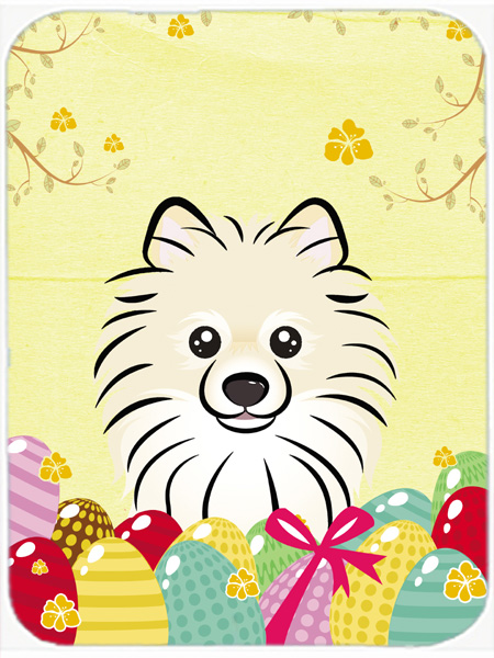 Pomeranian Easter Egg Hunt Mouse Pad, Hot Pad or Trivet